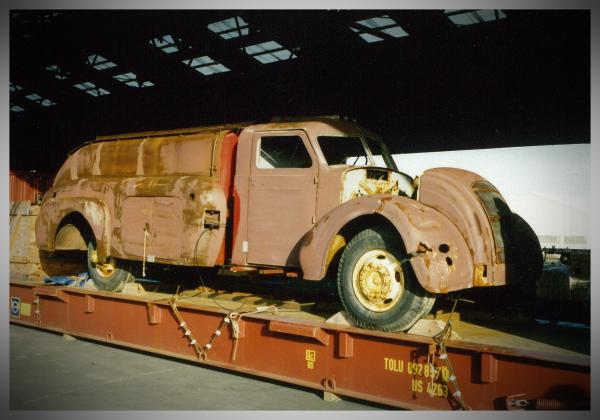 1940 Dodge RX70 Airflow pre restoration Bluff Harbour Texaco Tanker American trucks vehicle museum Invercargill